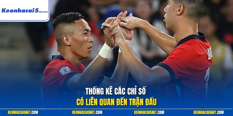 Thống kê các chỉ số có liên quan đến trận đấu